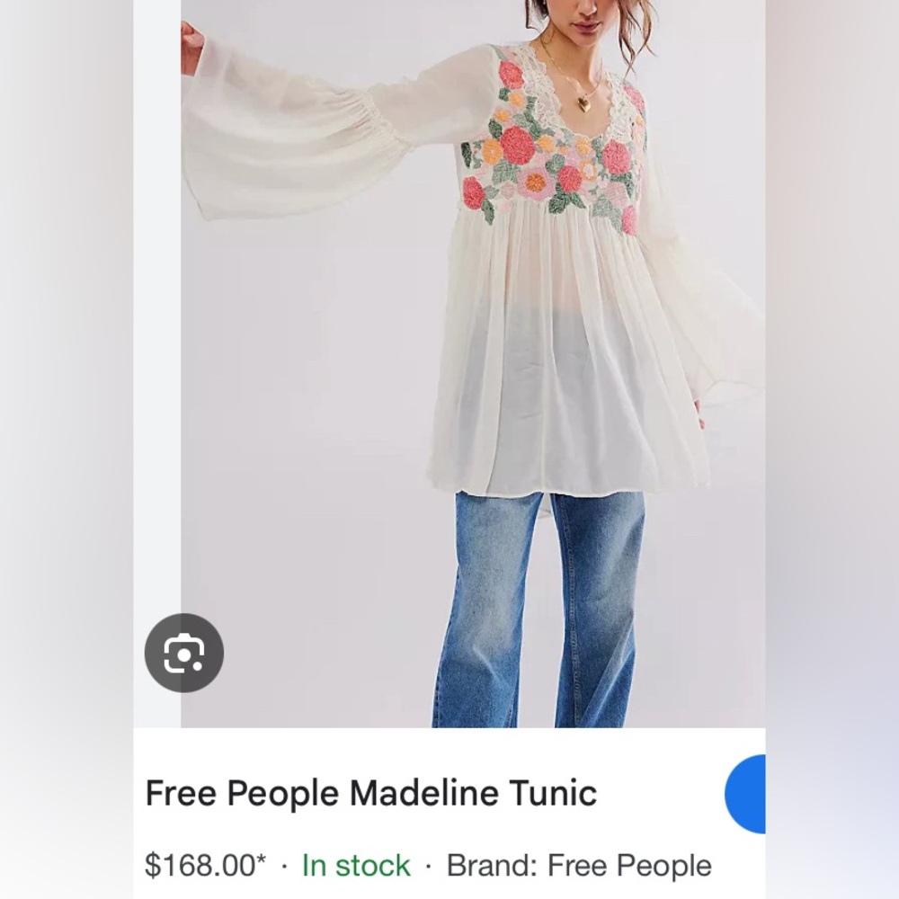 Free People top, size medium